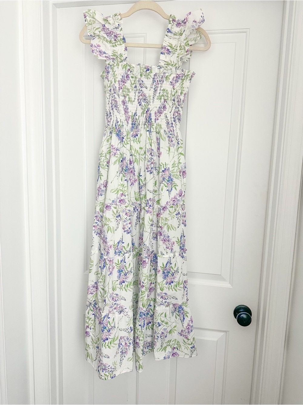 Hill House Home Ellie Nap Dress Wisteria Small like new 100% cotton